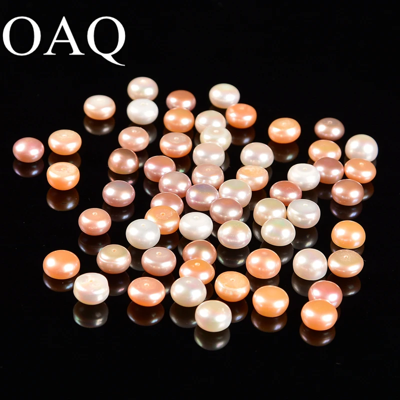 

AAA+ 3 Pairs Scattered Natural Pearl Beads DIY Making Earring Of Women Freshwater Pearls 4-12mm Half Hole Loose Stone Beads