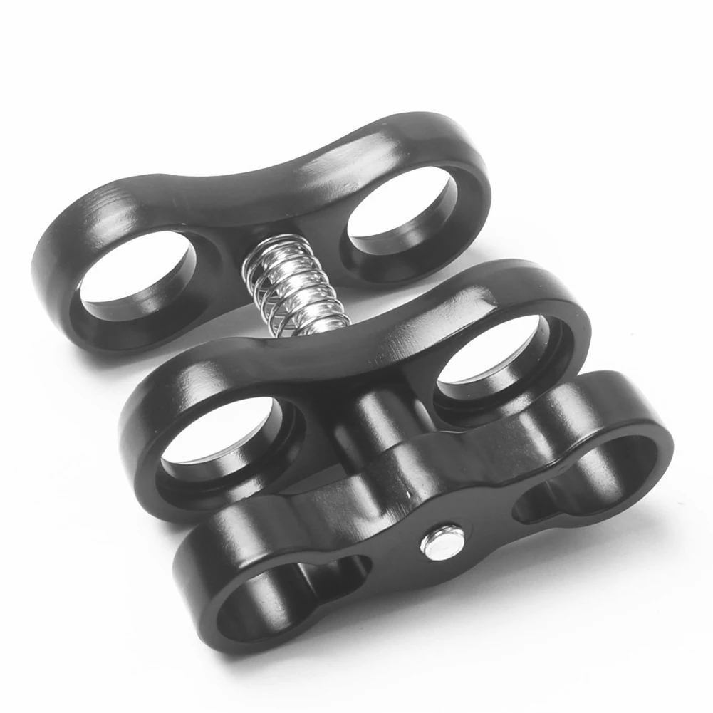 

Durable For Camera Ball Clamp 360 Degree Butterfly Clip With Holder Aluminum For Underwater Photography