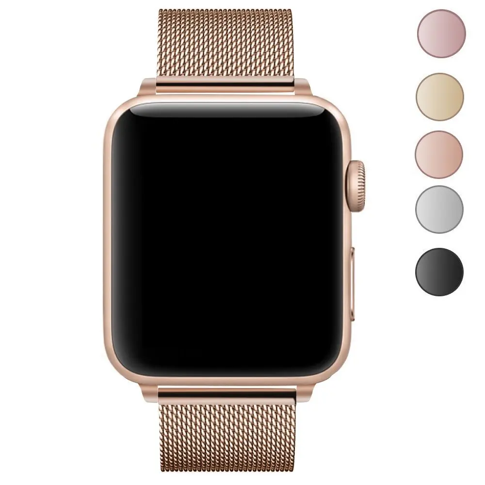 For-Apple-Watch-Band-Case-38mm-42mm-Milanese-Loop-original-color-Adjustable-Classic-Metal-iwatch-Stap-Watch-Series-3-2-1-Sport-Bands-Steel-Mesh-Not-Magnetic (67)