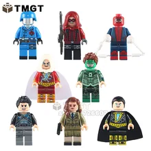 Строительные блоки 10 лотов KL9005 новая серия Super Heros Colle Black Adam Carter Red Arrow Superhero детские подарки игрушки