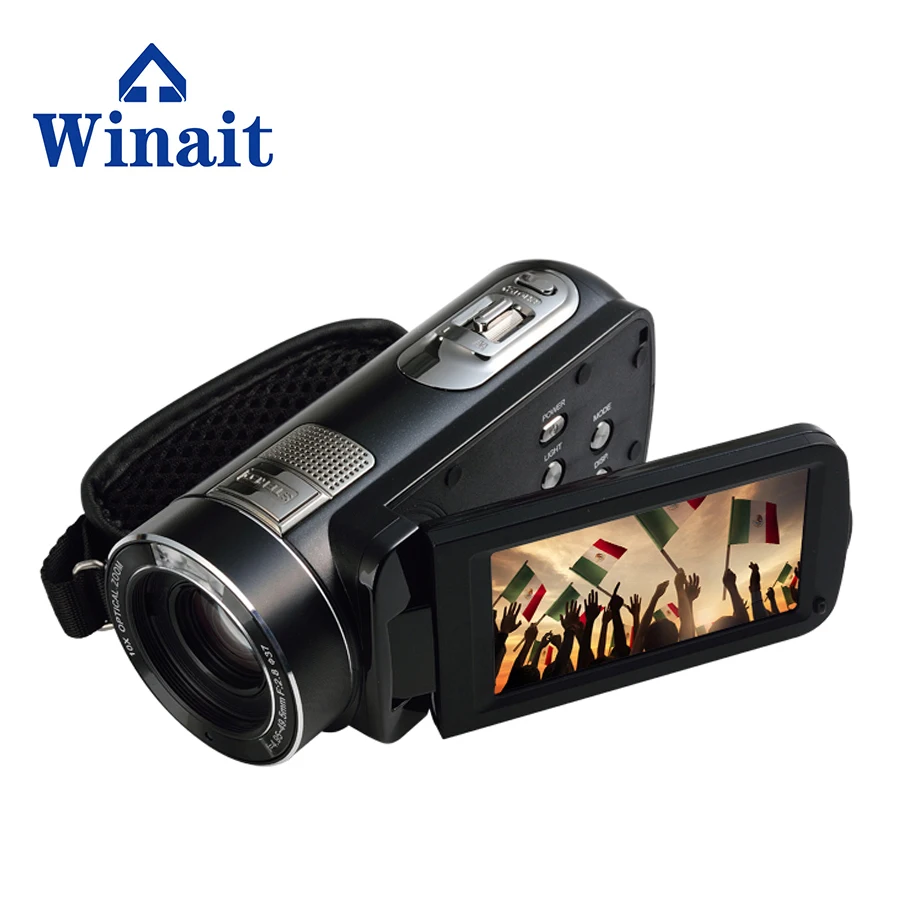 Professional Video font b Camera b font With Remote Control 24MP 10X Optical Zoom 1080P Video