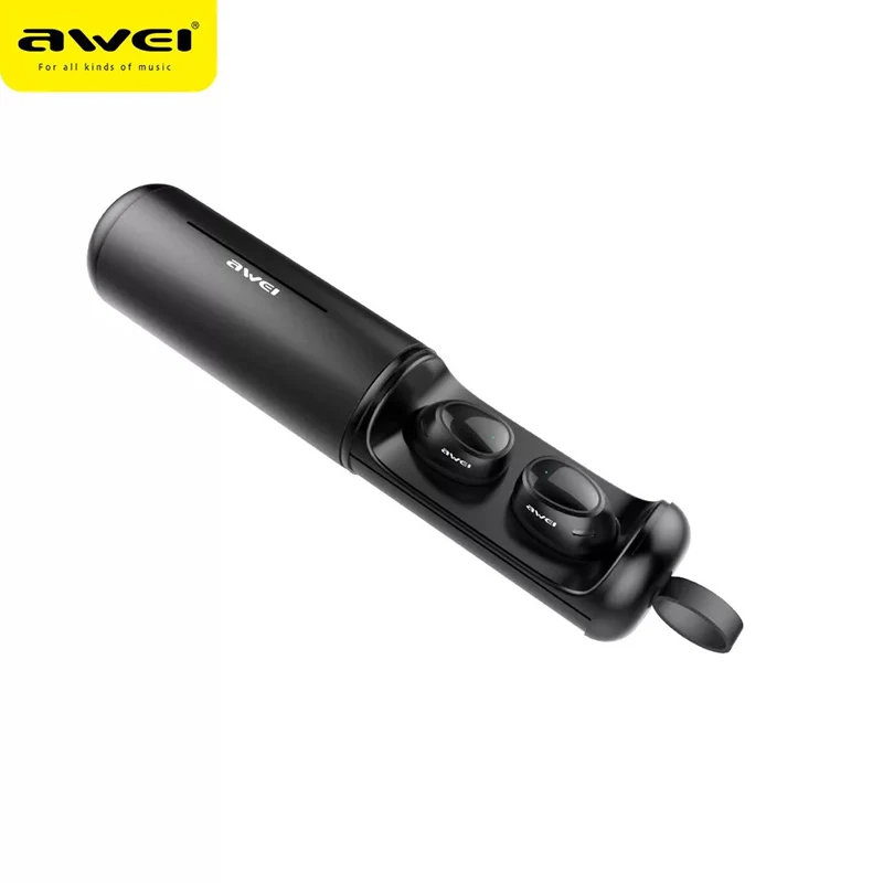 Беспроводные Bluetooth Наушники AWEI T5 TWS наушники с микрофоном беспроводные гарнитура