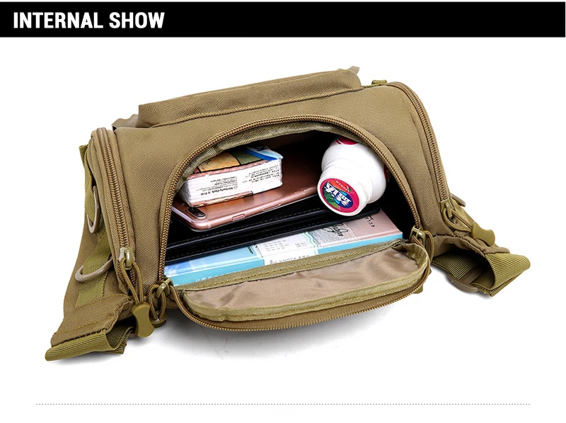 Защитная Мужская тактическая поясная сумка для отдыха на природе, поясная сумка, военная сумка-мессенджер, Мужская походная велосипедная сумка