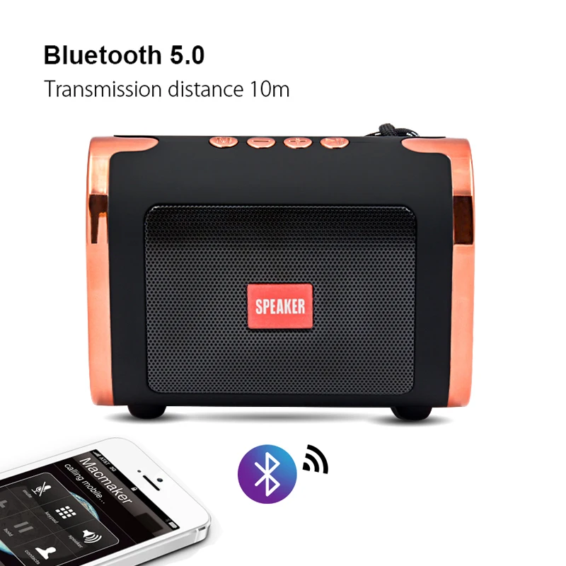 Lefon bluetooth динамик портативные беспроводные стереодинамики звуковая коробка для