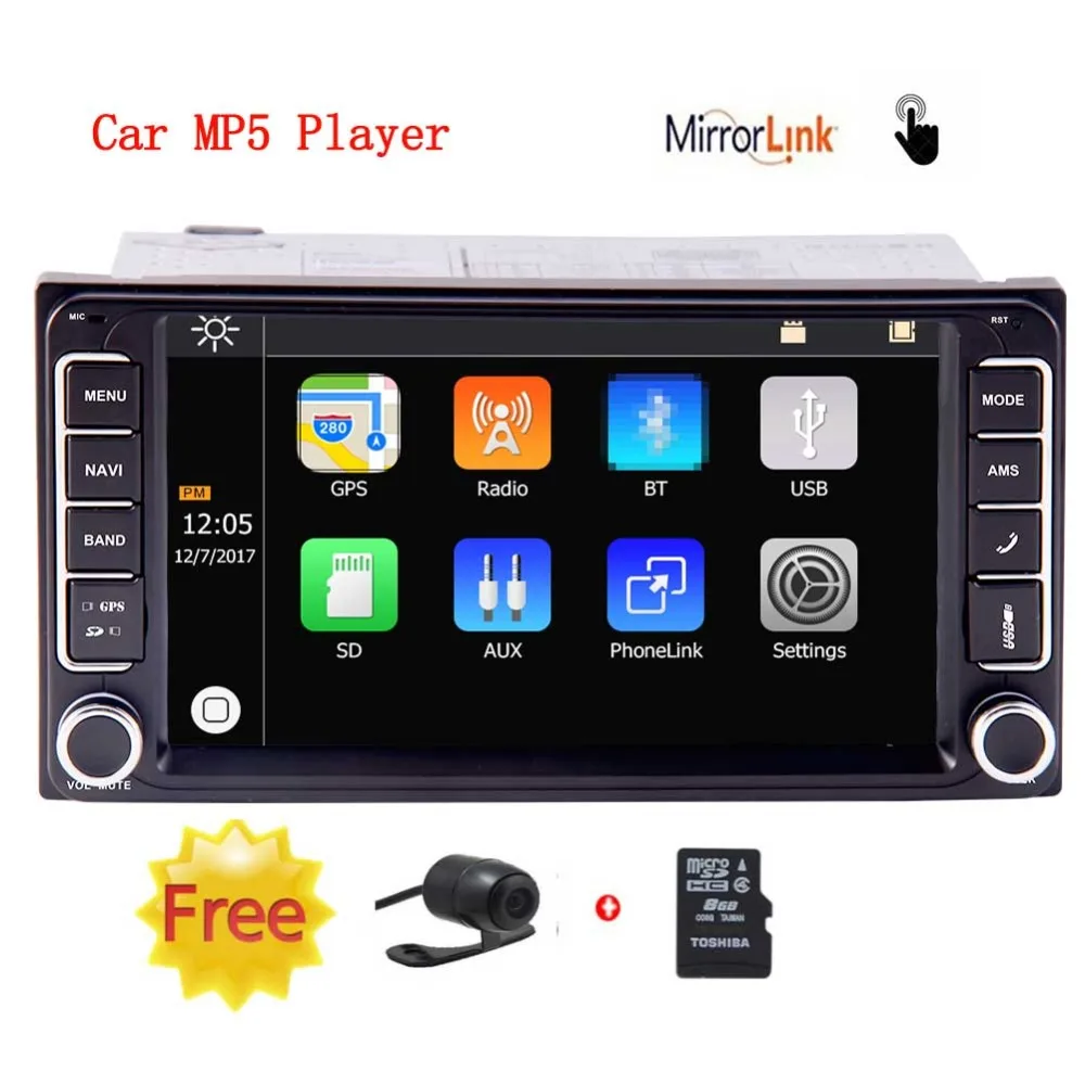 Excellent Car Radio Touch Screen 7 inch 2 Din Car Video with Wireless Rearview Camera MP5 Player Autoradio Bluetooth handsfree Mirrorlink 0 Excellent Car Radio Touch Screen 7 inch 2 Din Car Video with Wireless Rearview Camera MP5 Player Autoradio Bluetooth handsfree Mirrorlink 0