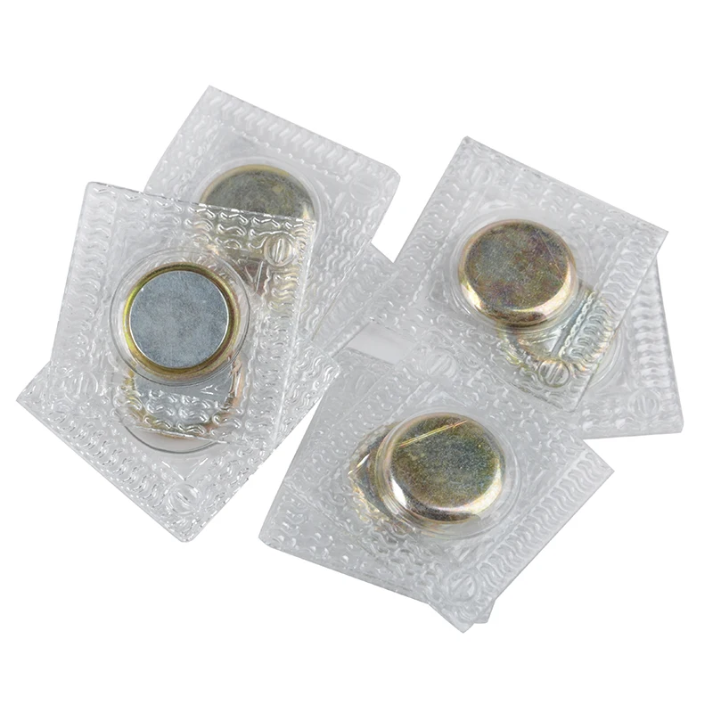 

10 Sets Magnet Fastener Buttons Hidden Sew In Magnetic Snaps 15x2mm For Bags Clothing