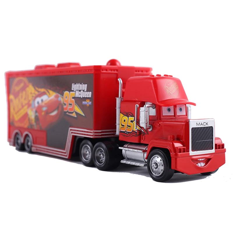 Машинки 2 disney Pixar тачки 3 игрушки Lightning McQueen Mack Uncle Truck Jackson Storm Mater 1:55 литая металлическая машина Mode Toy