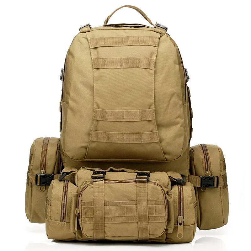 50L Large Capacity Backpack Camouflage Military Backpack School Bags