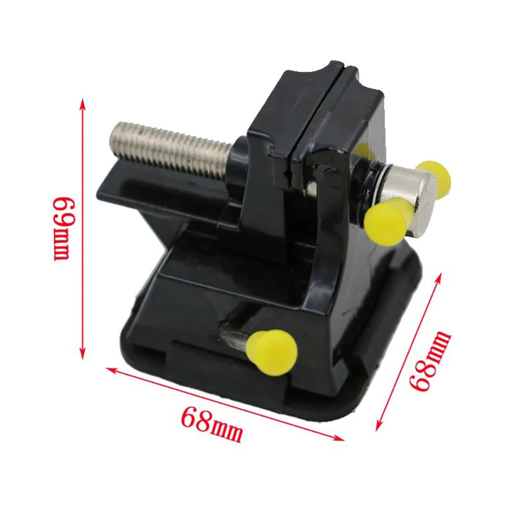

Mini Table Top Bench Vice Vise Press Clamp Rubber Suction Base Carving Fixture Tool