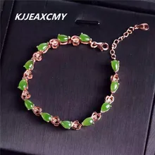 KJJEAXCMY ювелирные изделия 925 Серебряный декор натуральные и тяньские браслеты BIYU