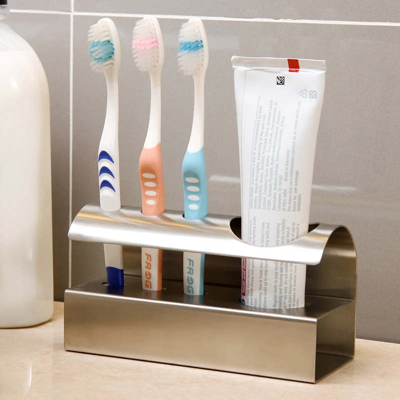 Toothpaste Toothbrush Holder High Quality 304 Stainless Steel Without