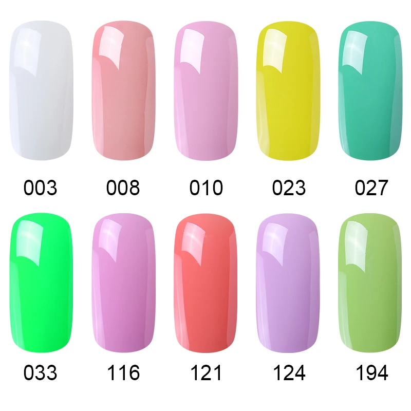HNM летний светлый цвет 28 цветов светодиодный светильник лак для ногтей Lucky УФ лак гель для ногтей замачиваемый Гибридный лак Гель-лак 8 мл