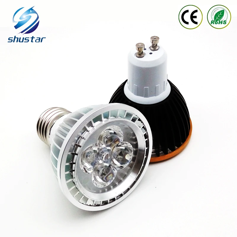Shustar GU10/E27 9 Вт 12 15 PAR20 светодиодные лампы затемнения/без затемнения AC110V 220 В 30/60 угол