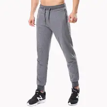 Для мужчин повседневное Спорт обтягивающие штаны для бега брюки для девочек хлопок Сезон: Весна-Лето Фитнес тренировки спортивные бег Sweatpant Джерси