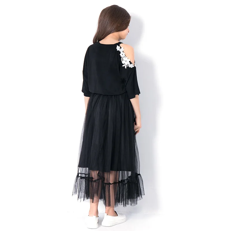 casuais crianças moda traje crianças vestido de