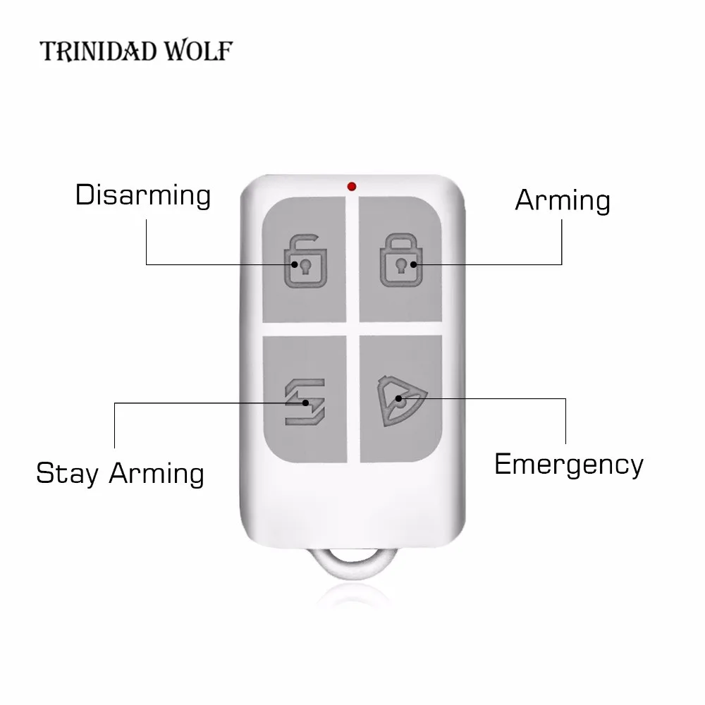 Wireless Remote Control Arm/Disarm Keychain Detector For Kerui Touch