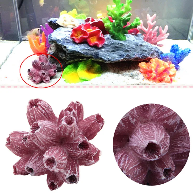 

Aquarium Mini Artificial Resin Coral Tree Underwater Ornament Fish Tank Decor