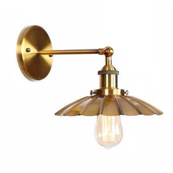 

Iron Golden Antique Wall Lights LED Edison Bedroom Living Room Retro Loft RH Style Industrial Wall Lamp Vintage Wandlamp