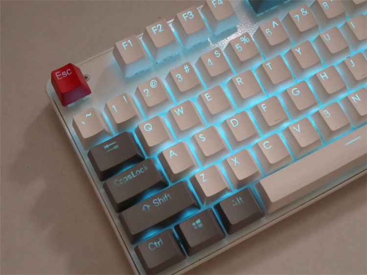 PBT колпачки для ключей с подсветкой с верхним принтом Cherry MX 109 колпачки для клавиш для Anne Pro 2/87/104 MX переключатели механическая клавиатура