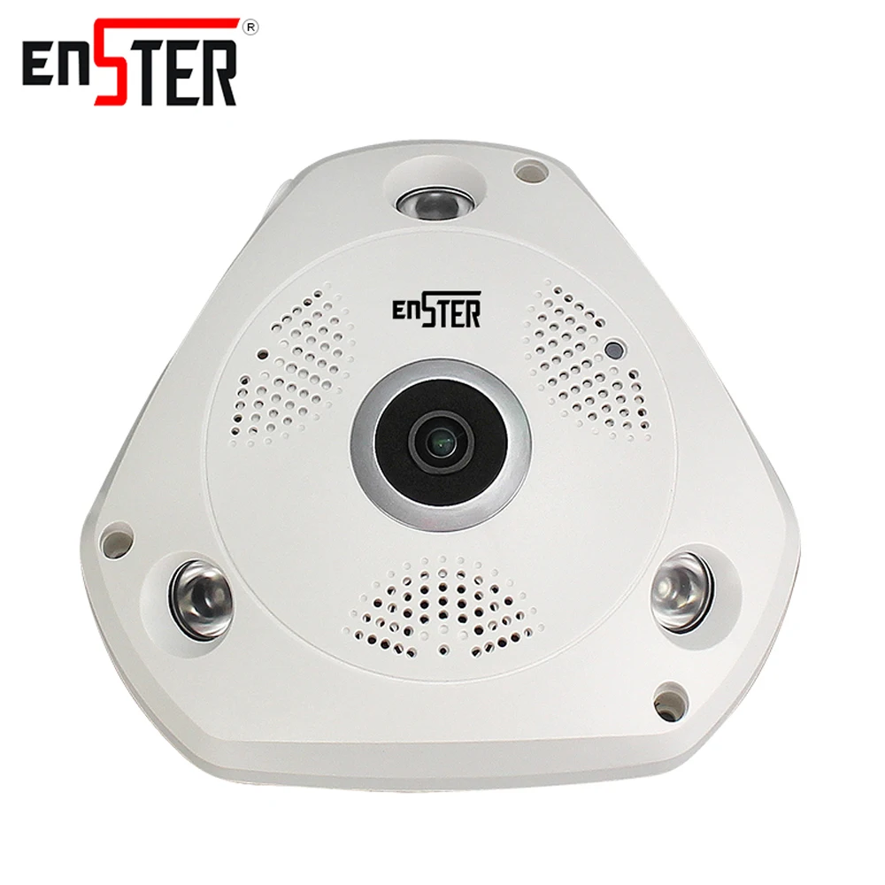 

Enster 1.3 MP wireless IP camera 960P HD baby monitor cameras video surveillance 360 degree VR wi-fi security camera speaker