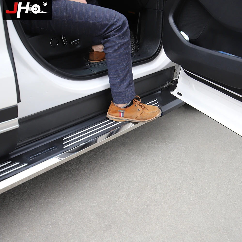 JHO автомобильные аксессуары подножка бег Панели для Ford Explorer 2011- 2012 2013