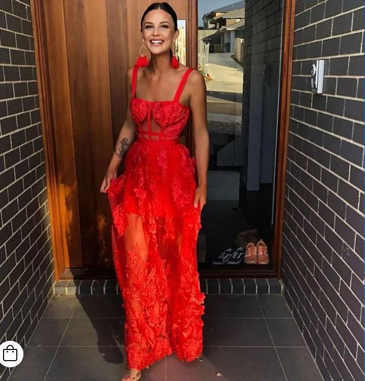 Celebrity High Quality Red White Black Lace Sleeveless Hollow Out Long Rayon Bandage Dress Evening Party Elegant Dress Celebrity High Quality Red White Black Lace Sleeveless Hollow Out Long Rayon Bandage Dress Evening Party Elegant Dress