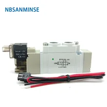 G1/8 SY5000 DC24V AC220V Series Mini Air Solenoid Valve Normal Close Internal Pilot SMC Similar Type Solenoid Valve Sanmin sy5120 5g c4 sy5120 5g c6 smc solenoid valve electromagnetic valve pneumatic valve air tools sy5000 series