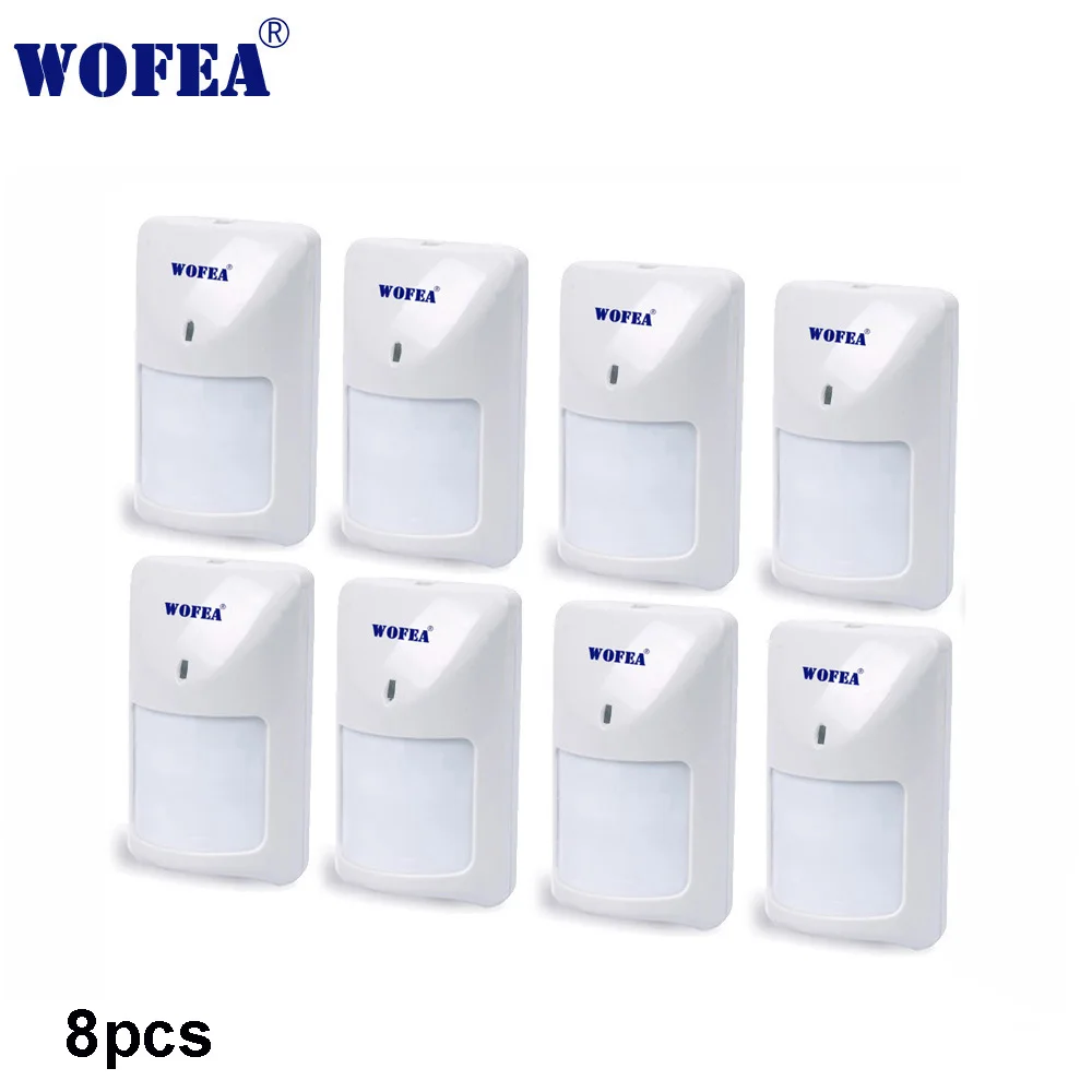 keypad ring alarm wofea motion Detector Wired type PIR Sensor infrared detector switch with NO NC output 12V led warning lights Alarms & Sensors