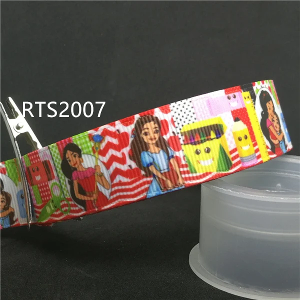 100 Двор/roll 7/8 inch Герой мультфильма печатная корсажная лента RTS2007
