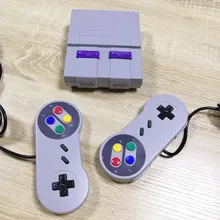 WOLSEN классический, в ретро стиле супер игровая консоль портативная игра, построенная в 100 году Классическая игра для 16 бит с проводным контроллером