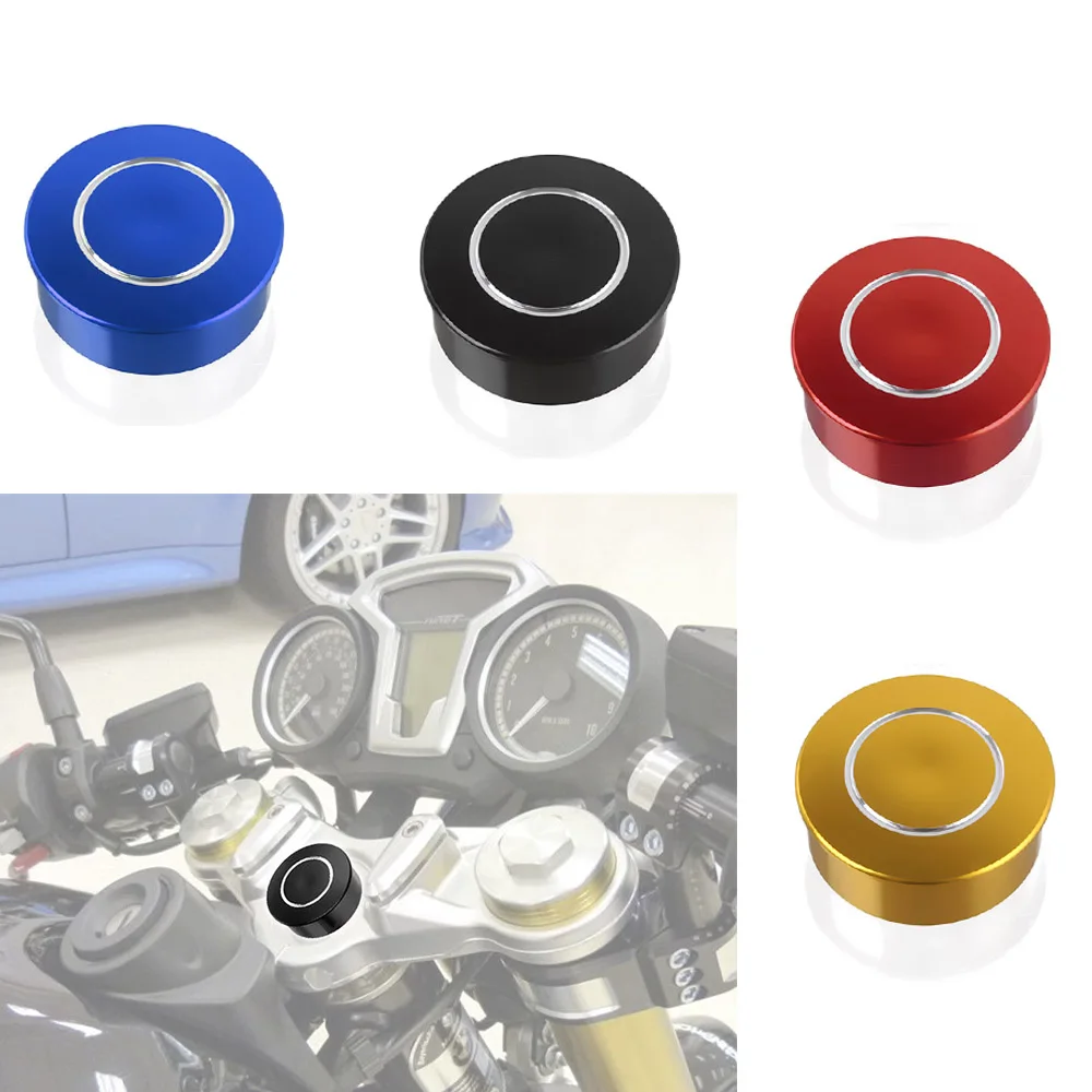 

Motorcycle CNC Aluminum Upper Top Front Fork Center Covering Cap Yoke Plug for BMW R Nine T S1000RR Pure