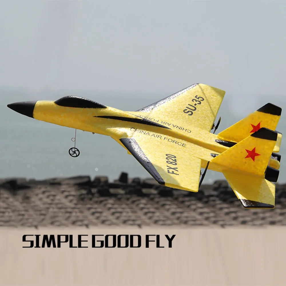 RC FX-805 Fly Bear планер 2,4G 2CH RC самолет с фиксированным крылом самолет наружные игрушки - Цвет: Цвет: желтый