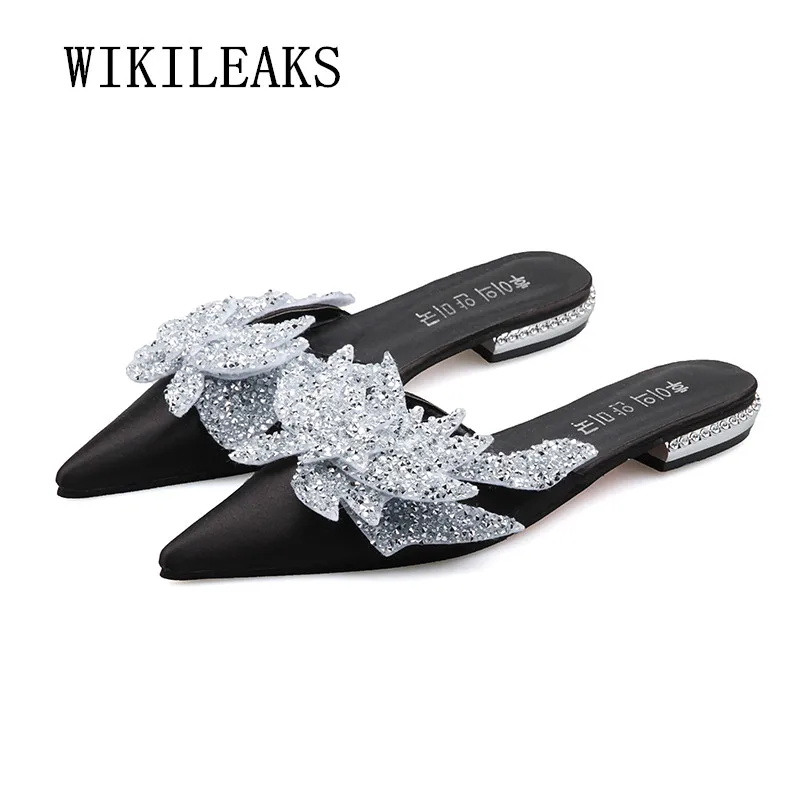 flat mule slippers