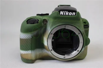 

Green color Lightweight Silicone Rubber Body Cover Case Skin For Nikon D3400 d3400 Camera Protector Bag