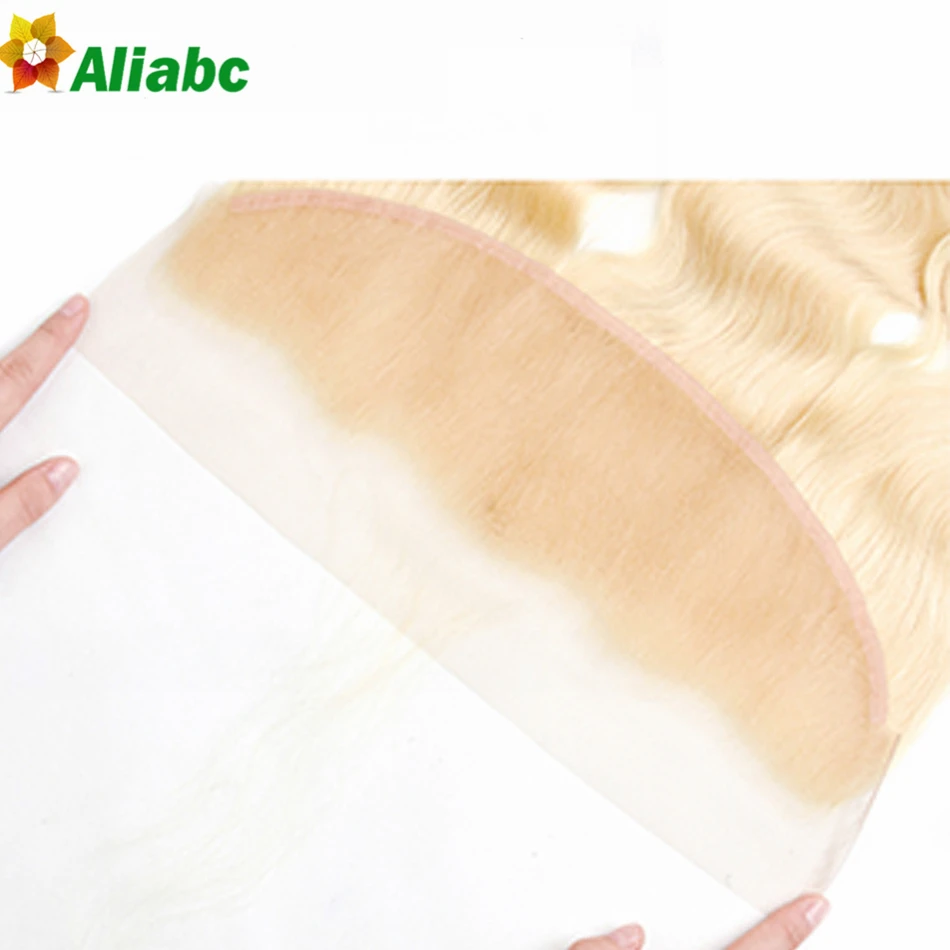 Aliabc бразильские волнистые волосы 613 блонд 13x4 фронтальные волосы Remy на ухо Человеческие волосы Remy 8-22 дюймов волосы бесплатная доставка