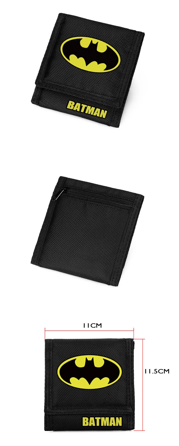 DC Marvel Comic Wallet Oxford Batman Superman The Flash Carteira