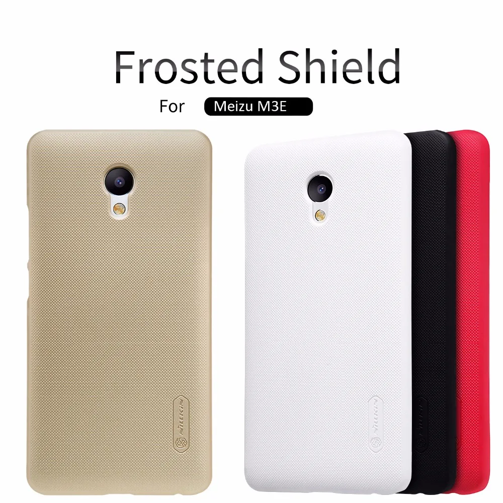 

Original Nillkin Super Frosted Shield Hard Back Cover Case for Meizu M3E Meilan E Nilkin Phone Case + Screen Protector