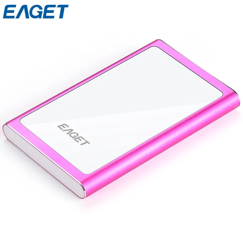 Новые Марка EAGET G90 Розовый Внешний Жесткий Диск 1 ТБ Реального емкость HDD USB 3.0