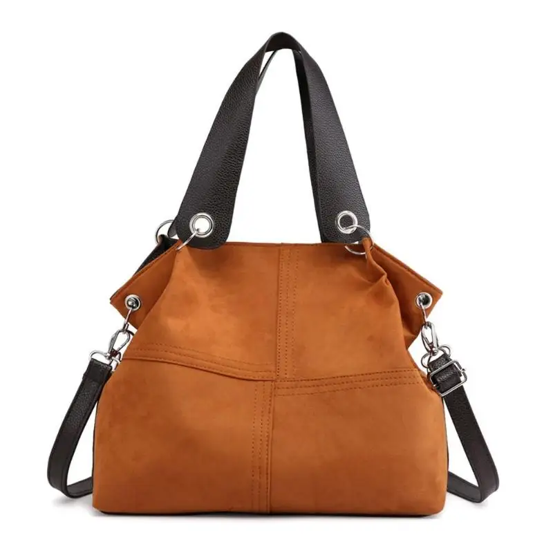 Женская сумка через плечо, винтажная кожаная сумка, сумки для женщин, роскошные брендовые дизайнерские женские сумки, сумка на плечо, bolsa feminina - Цвет: Light Brown