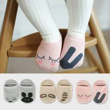ADOMI 0-2T Cartoon Unisex Newborn Anti Slip Baby Girls/ Boys Cotton Toddler Boat Socks Spring Fall Socks