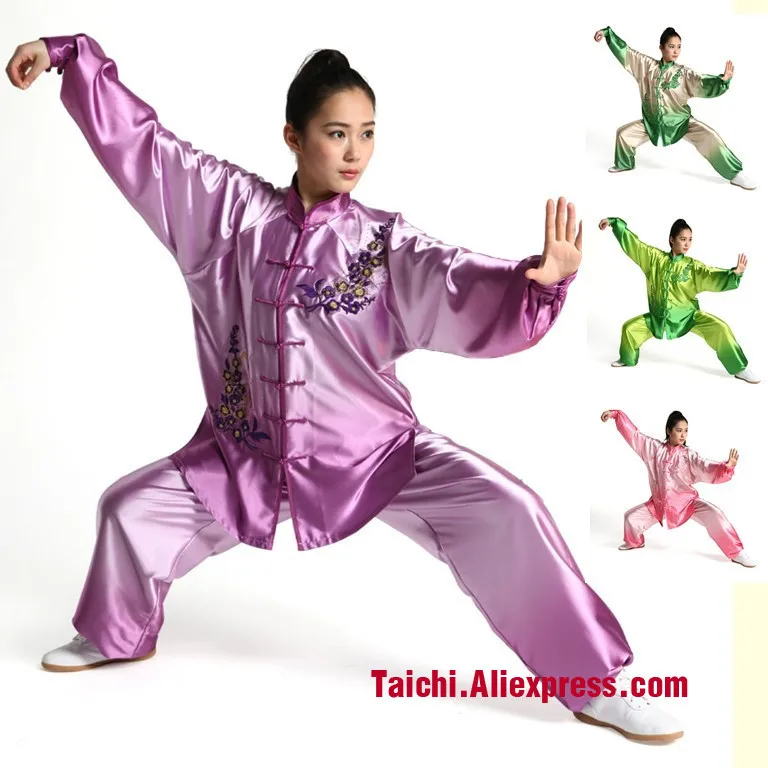 Женская одежда с вышивкой Wushu Tai chi костюм Taijiquan весенняя для кунг фу|kungfu clothing|tai