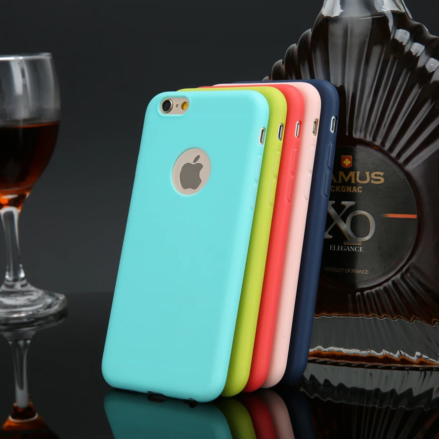 MRRAZA ультратонкий конфеты Цвета телефона чехол для iPhone 8 6 7 плюс мягкая TPU кремния