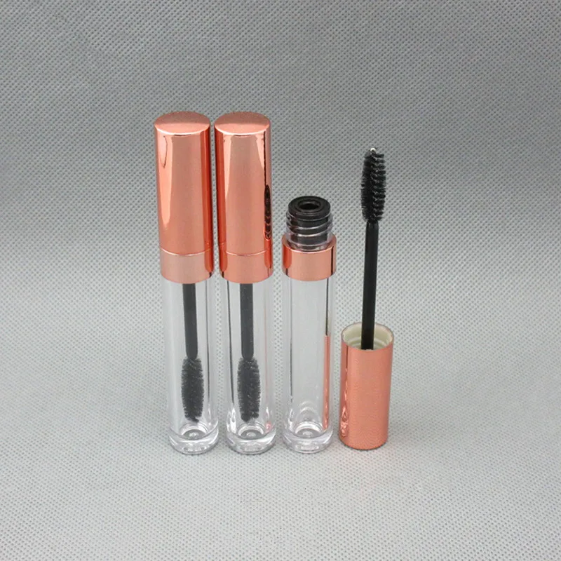 

20ps 5ml EmptyRosegold Silver Eyeliner Container Bottle Tube With Brush,Empty Liquid Lipgloss Bottle Applicator Refillable Tube