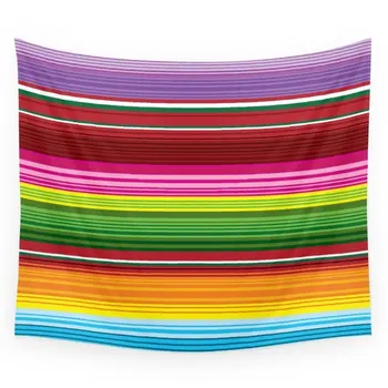 

Mexican Blanket - Rainbow Wall Tapestry Wedding Party Gift Bedspread Beach Towel Yoga Picnic Mat