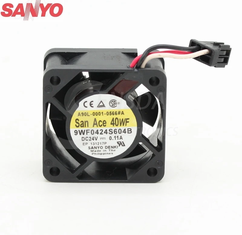 20 шт. водонепроницаемый вентилятор для Sanyo 9WF0424S604B 4020 4 см 40 мм 40*40*20 24 В постоянного