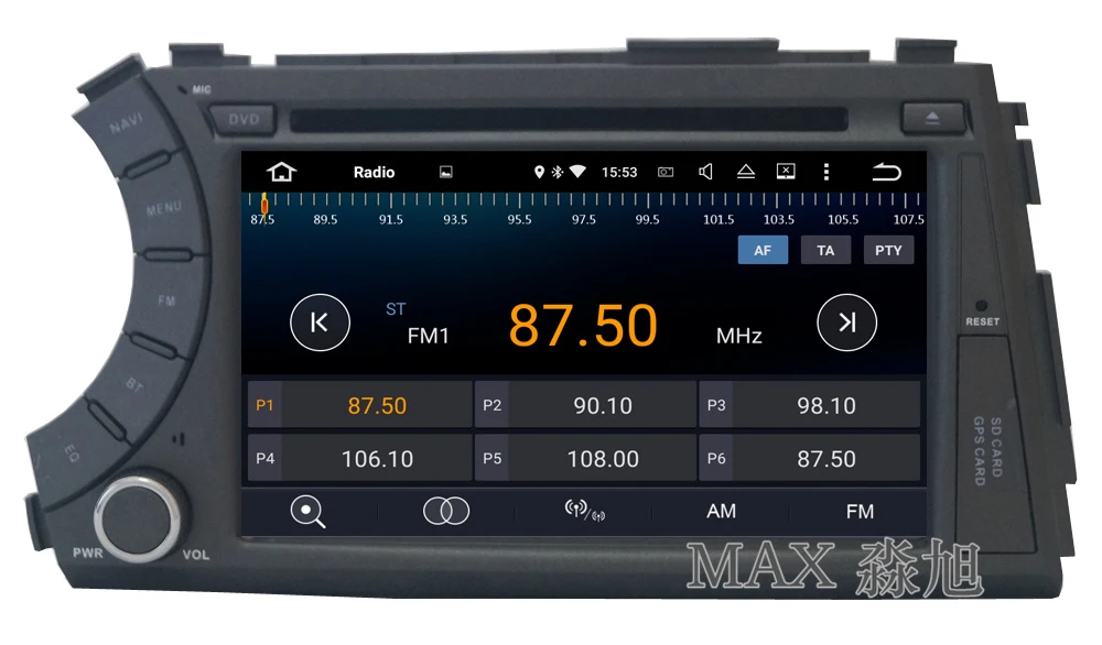 Perfect MAX Android GPS Navigation System Car DVD Player For Ssangyong Actyon Kyron Car Radio RDS Stereo BT WiFi SWC Free Map 2