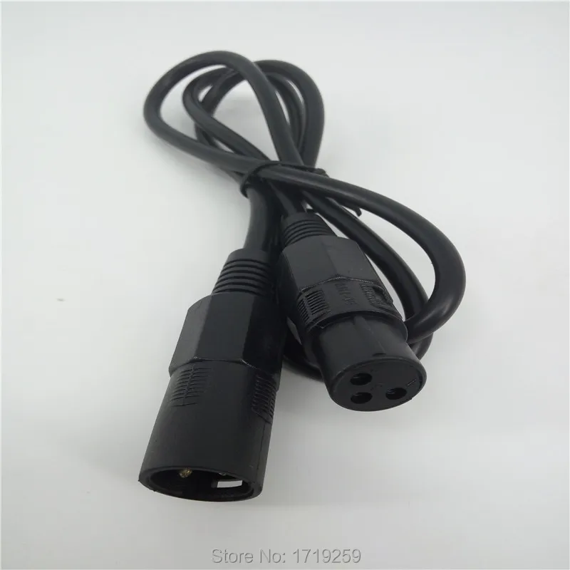 

2 pieces 1m DMX Cables ,1 piece 2m DMX Cables