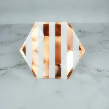 

Free Shipping 64pcs Metallic Modern Plates Tea Party Cake Dishes Boy Girl Tray Food Paper Plates Birthday Wedding New Year Decor