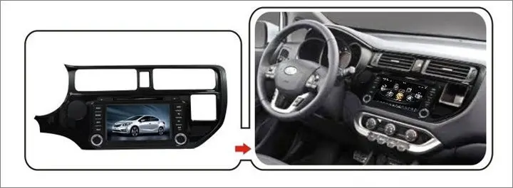 Sale Liislee Car Radio For KIA Rio 2011~2013 Audio Video Stereo BT CD DVD Player GPS Map Nav Navi Navigation S160 Multimedia System 2