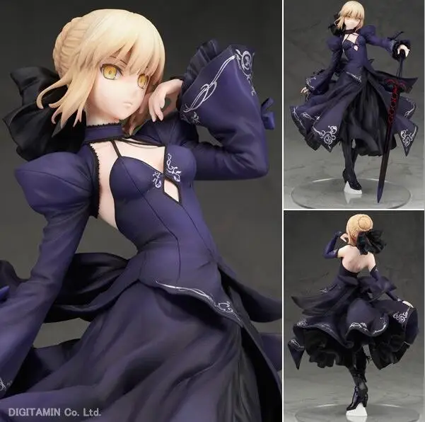 Новый 25 см Fate Stay Night Saber фигурку ПВХ Коллекционная модель игрушки brinquedos для